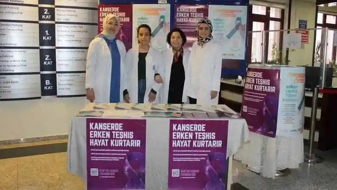 GAÜN Hastanesi'nde kanser farkındalığı etkinliği düzenlendi