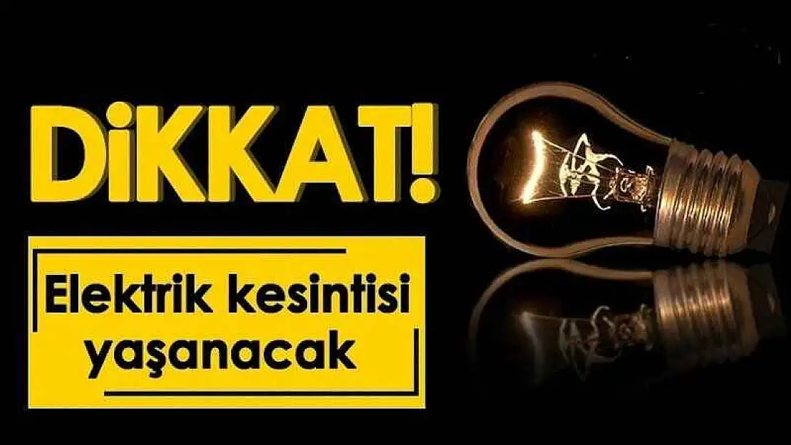4 Nisan 2024 Adıyaman Elektrik Kesintisi