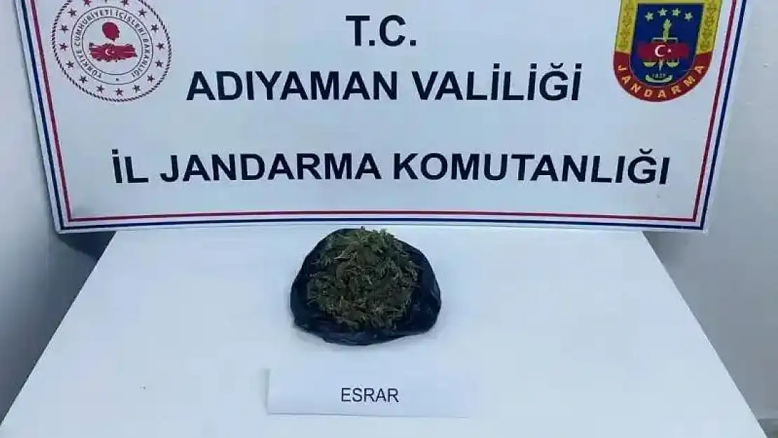 Adıyaman'da uyuşturucu madde ele geçirildi