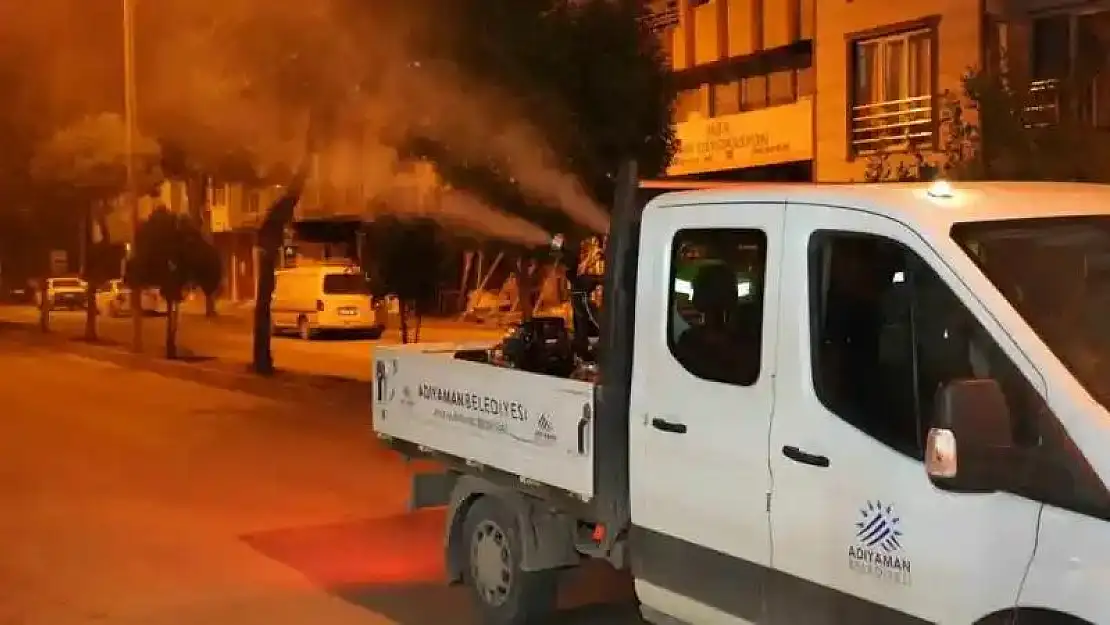 Adıyaman köşe bucak ilaçlanıyor