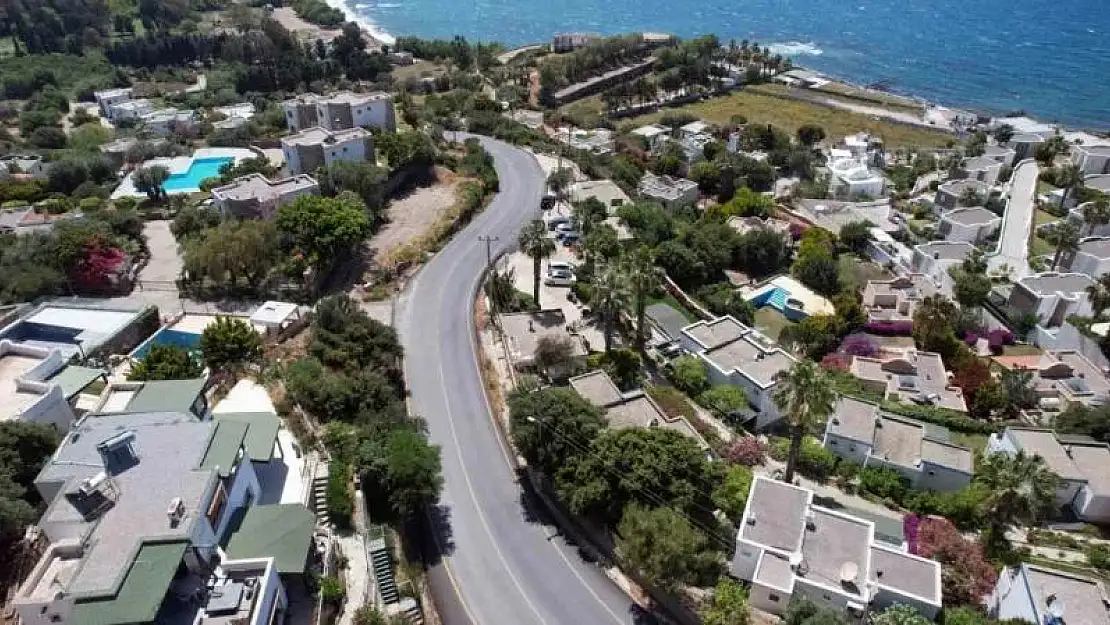 Muğla'da Bodrum'un yolları yenilendi