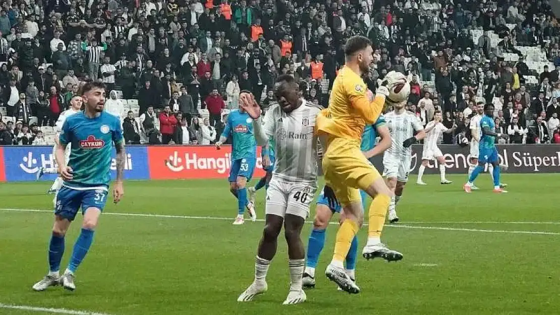 Trendyol Süper Lig: Beşiktaş: 3 - Çaykur Rizespor: 2 (Maç sonucu)