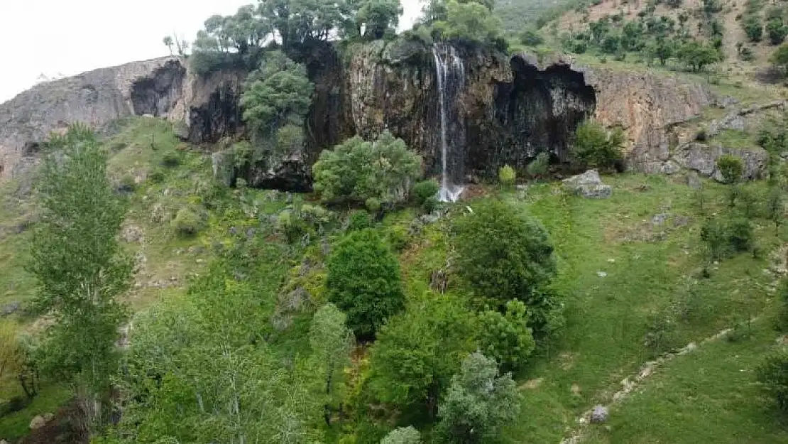 'Kayıp şehir' Pargasur şelalesi dron ile görüntülendi