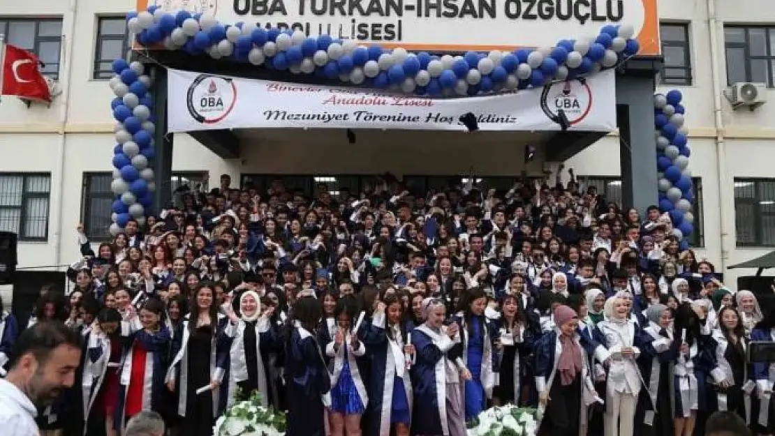 Oba Türkan-İhsan Özgüçlü Anadolu Lisesi ilk mezunlarını verdi
