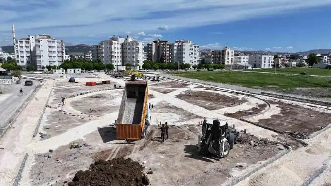 Sümerevler'de park çalışmaları devam ediyor