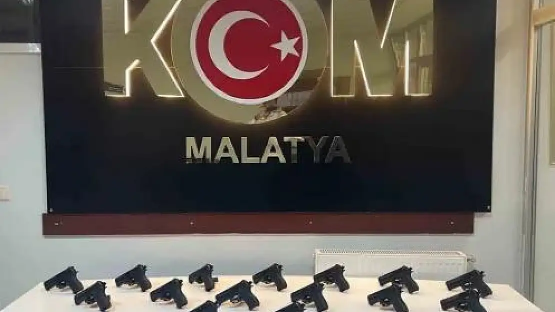 Malatya'da çok sayıda kaçak silah ele geçirildi
