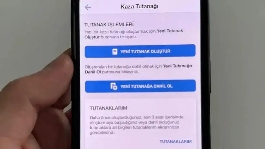 Kaza tutanağı artık e-devlet üzerinden yapılacak