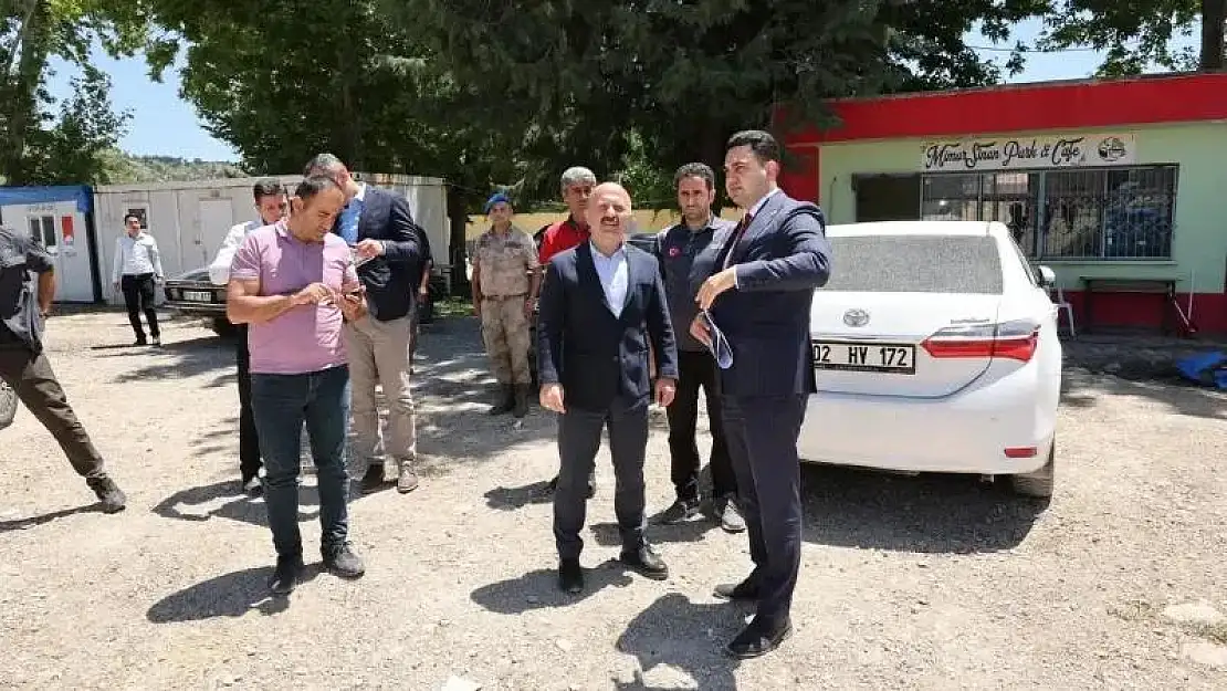 Vali Varol Gölbaşı Kaymakamlığı yeni hizmet binası inşaat alanını  inceledi