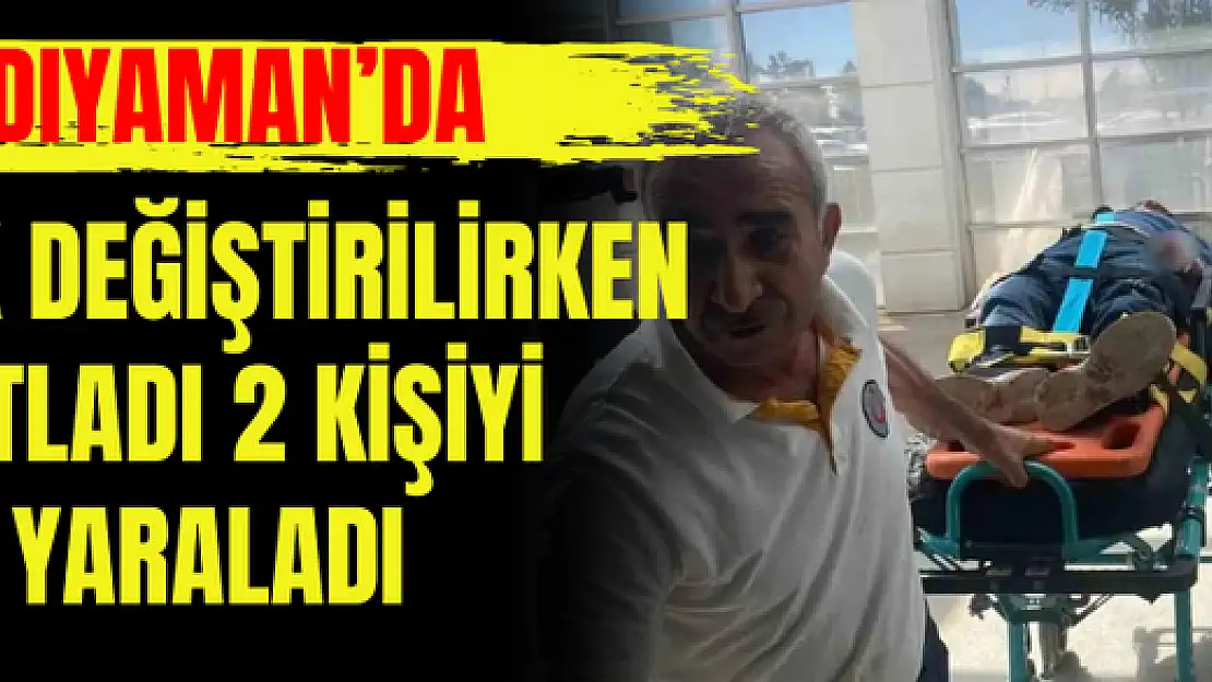 Lastik Değiştirilirken Patladı 2 Kişiyi Yaraladı