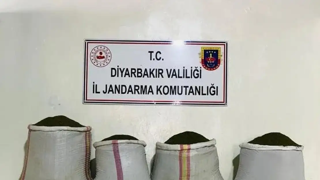 Lice'de 68 kilo esrar ele geçirildi
