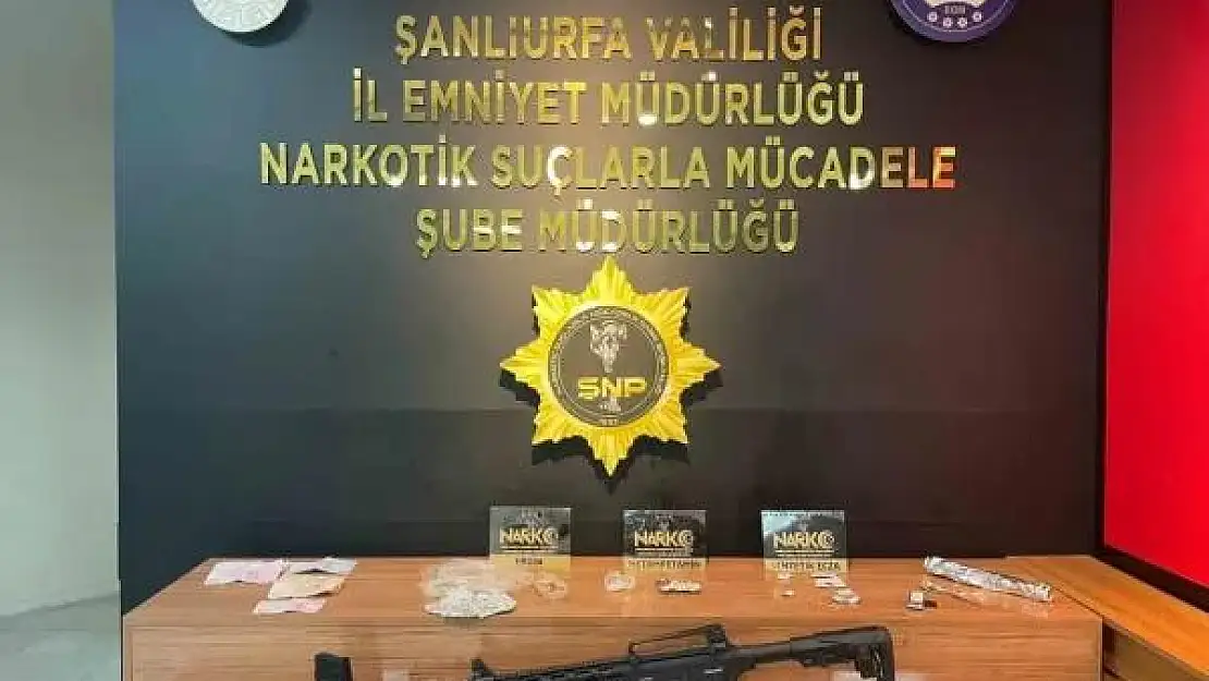 Şanlıurfa'da uyuşturucu operasyonunda 4 gözaltı
