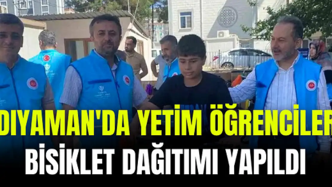 Adıyaman'da Yetim öğrencilere bisiklet dağıtımı yapıldı