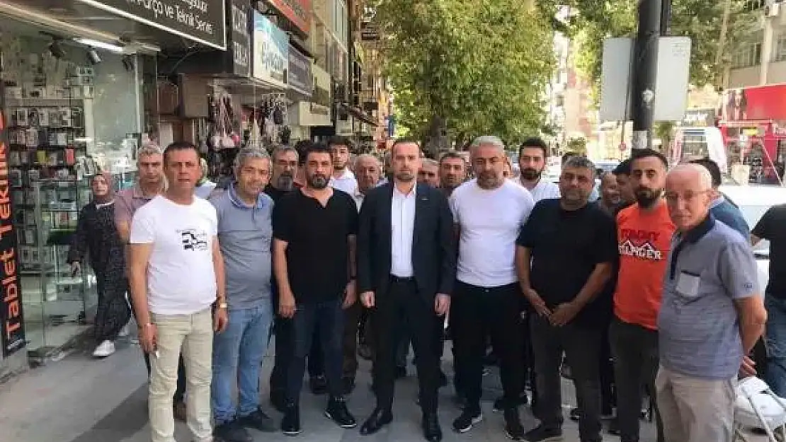 MAGİNDER Yönetim Kurulu Başkanı Karademir, Kışla Caddesi esnafını ziyaret etti
