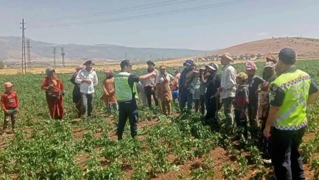 357 mevsimlik tarım işçisine jandarmadan eğitim
