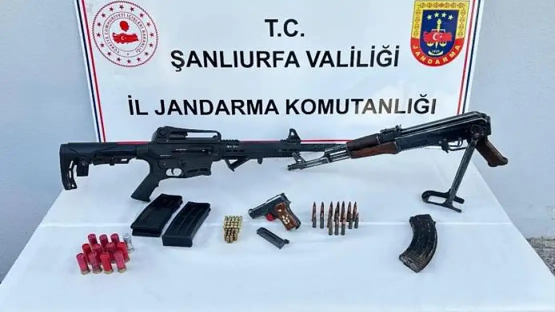 Şanlıurfa'da ruhsatsız silah operasyonu: 1 gözaltı
