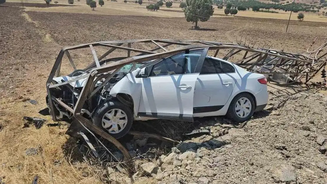 Diyarbakır'da piknik yolunda kaza: 1'i ağır 4 yaralı
