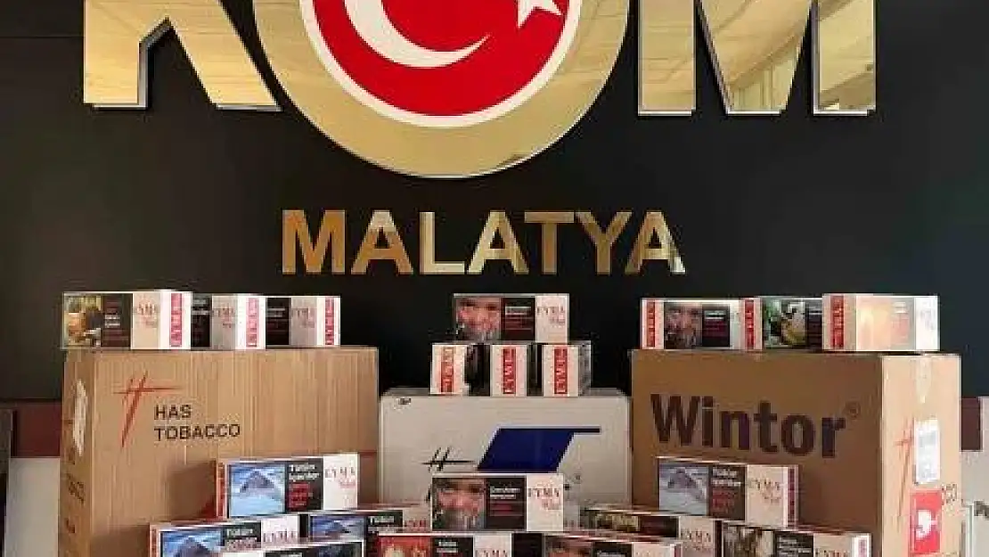 Malatya'da 74 bin 400 adet kaçak makaron yakalandı
