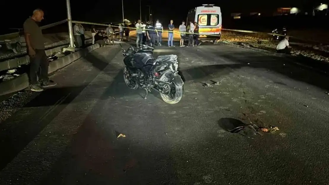 Adıyaman'da motosiklet devrildi: 1 ölü