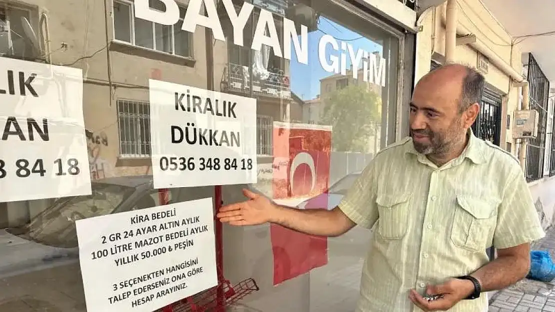 Böyle 'kiralık' ilanı görülmedi: Kirayı 400 ekmekten 100 litre mazota çekti