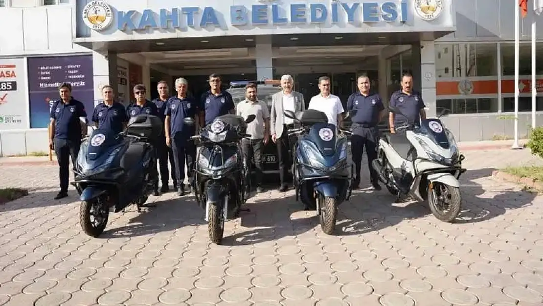 Kahta Belediyesi Motorize Zabıta Ekibi kurdu