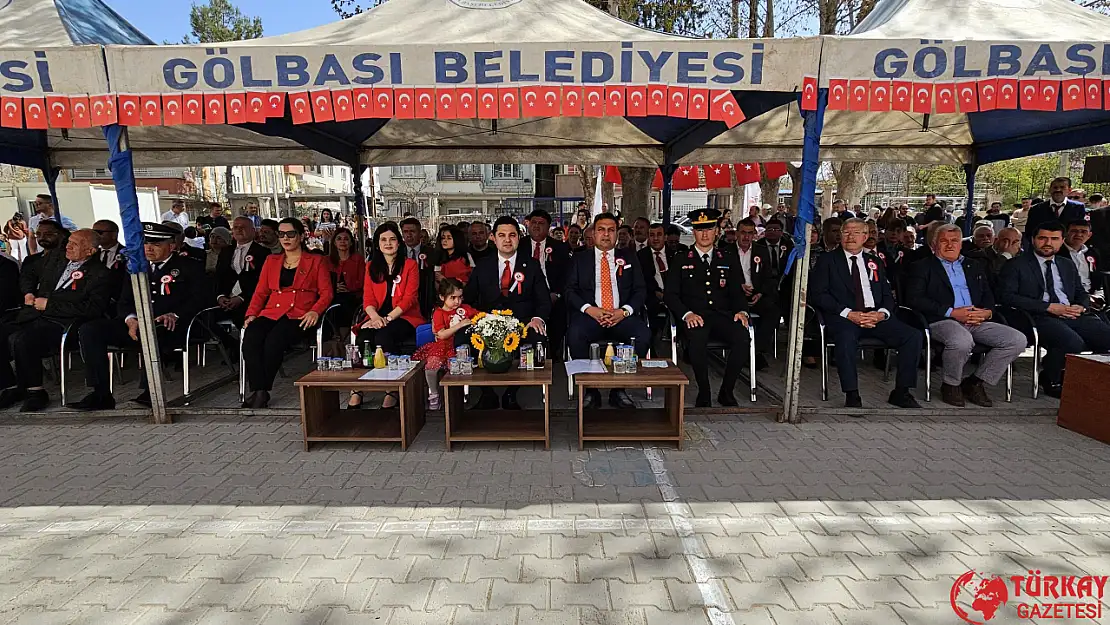 23 Nisan Ulusal Egemenlik ve Çocuk Bayramı Gölbaşı'nda coşkuyla kutlandı