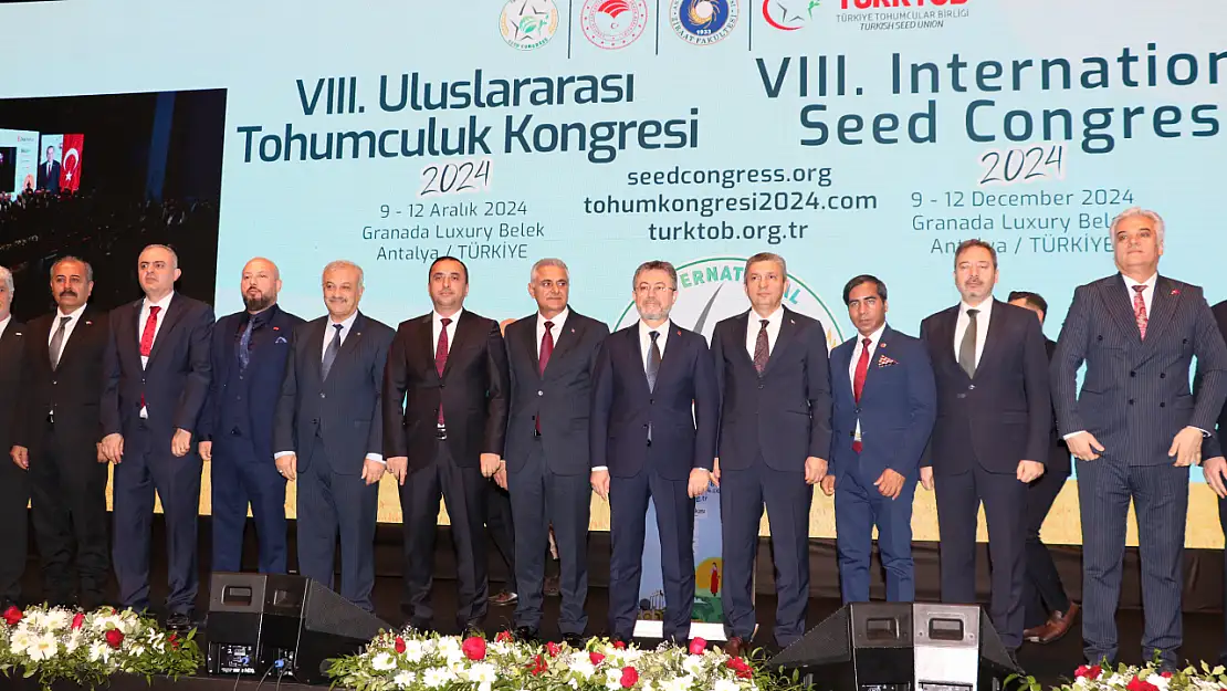 8. Uluslararası Tohumculuk kongresi Antalya'da gerçekleştirildi