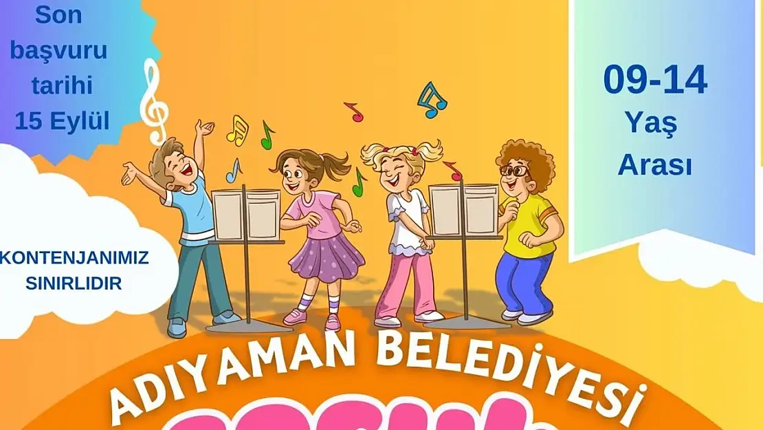 Adıyaman Belediyesi çocuk korosu seçmeleri başlıyor