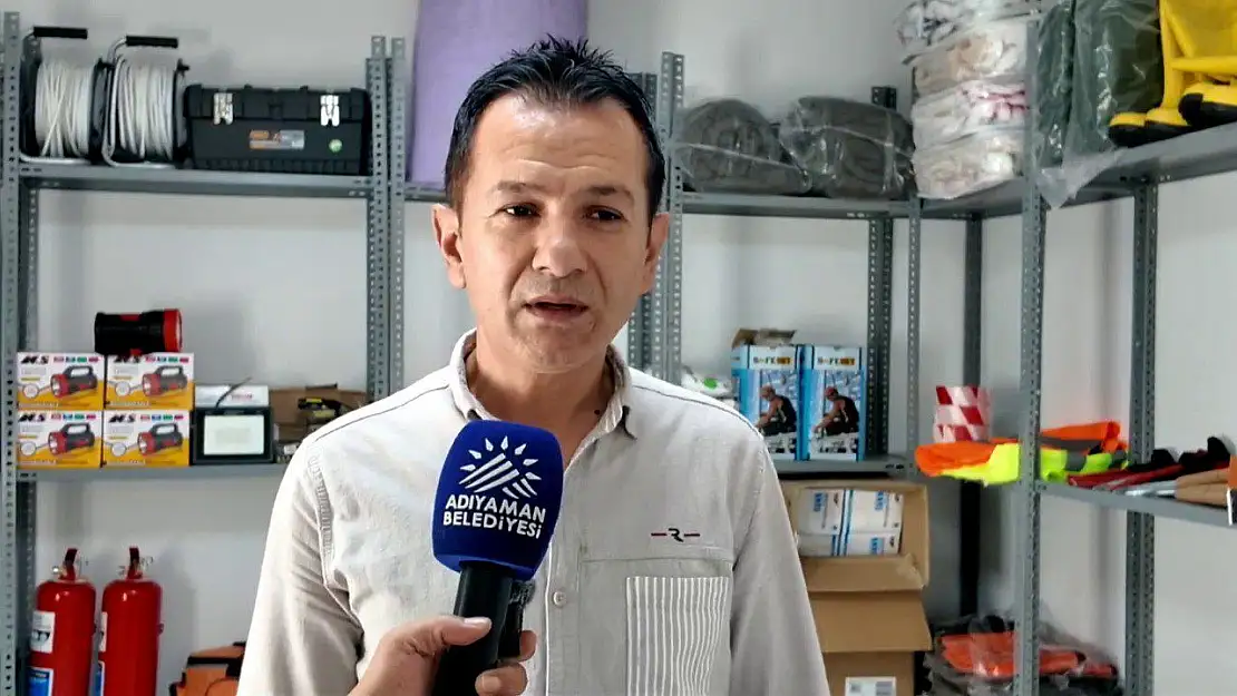 Adıyaman Belediyesi'nden afetlere karşı güçlü adım: ilk afet lojistik odası tamamlandı