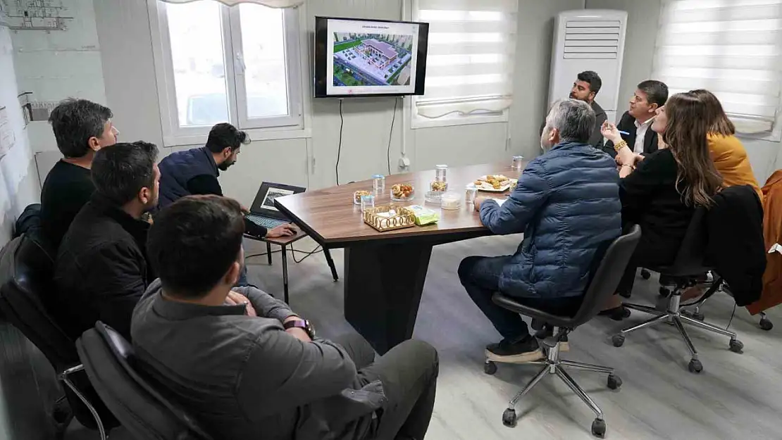 Adıyaman Belediyesi'nin yeni hizmet binası inşaatı devam ediyor