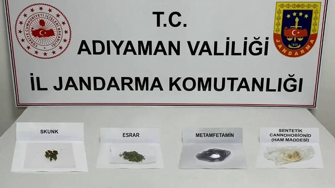 Adıyaman'da, 18 kişiye uyuşturucudan işlem yapıldı