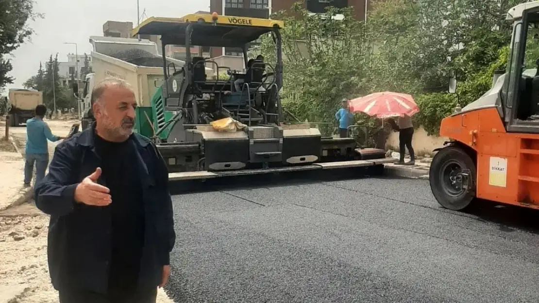 Adıyaman'da beton mikserleri asfalta zarar veriyor