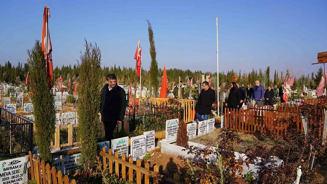 Adıyaman'da deprem şehitliği anıtı için ilk adım atıldı