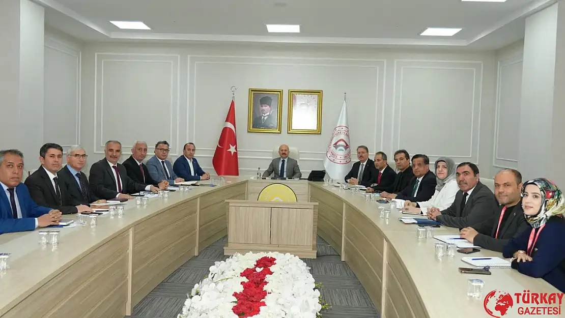 Adıyaman'da eğitimde kalitenin artırılmasına yönelik hususlar masaya yatırıldı