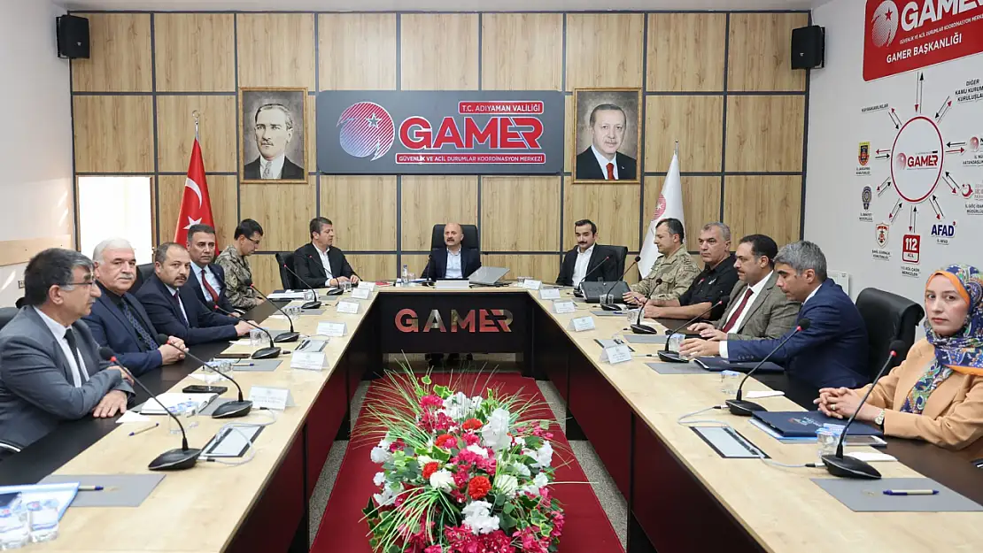 Adıyaman'da GAMER İzleme Değerlendirme ve koordinasyon toplantısı yapıldı