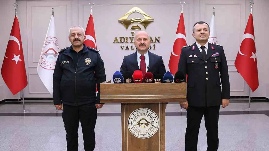 Adıyaman'da güvenlik ve asayiş toplantısı yapıldı