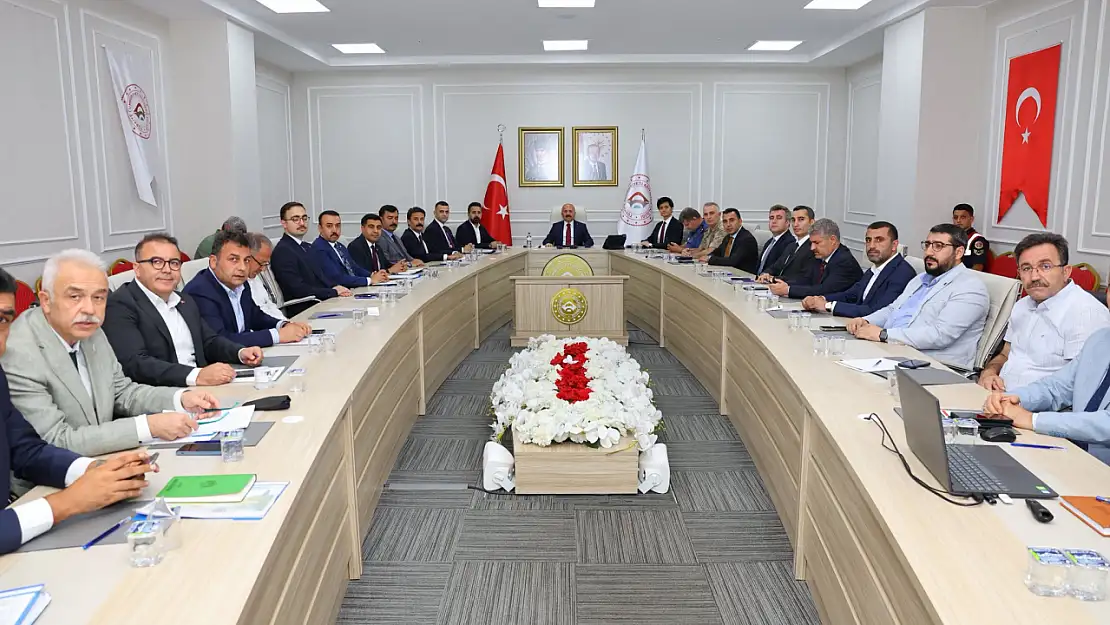 Adıyaman'da hayvanları koruma kurulu toplantısı gerçekleştirildi