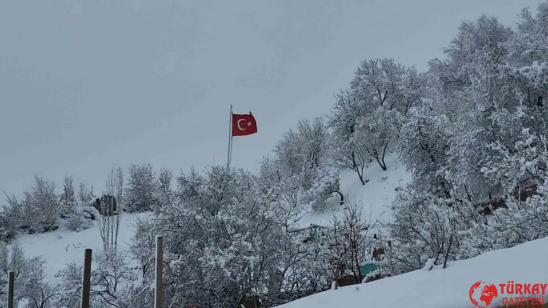 Adıyaman'da kar yağışıyla kartpostallık görüntüler ortaya çıktı