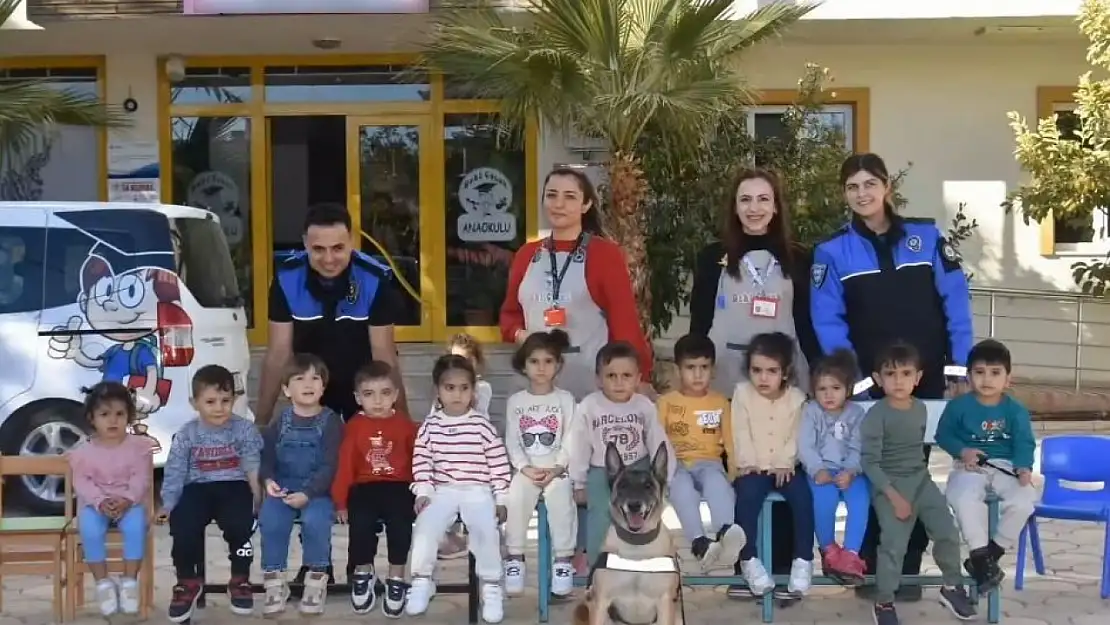 Adıyaman'da minik öğrencilere polislik mesleği tanıtıldı