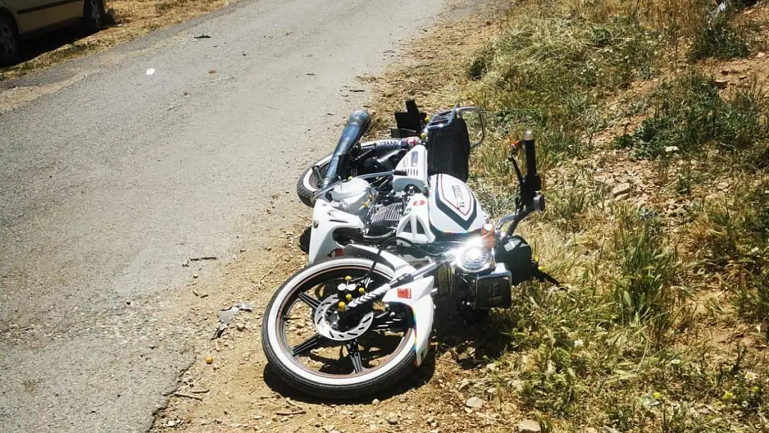 Adıyaman'da, motosiklet devrildi: 1 yaralı