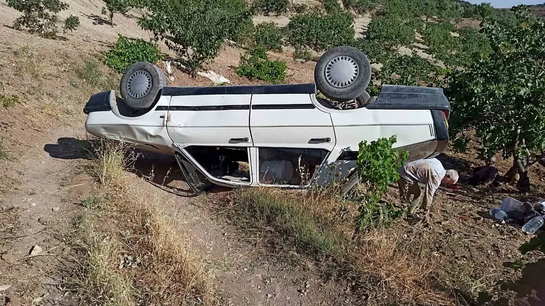 Adıyaman'da otomobil takla attı: 1 yaralı