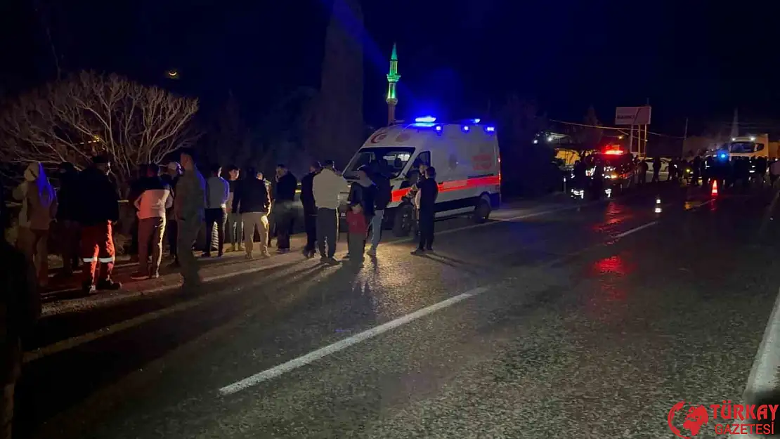 Adıyaman'da otomobil yayaya çarptı: 1 ölü, 2 yaralı