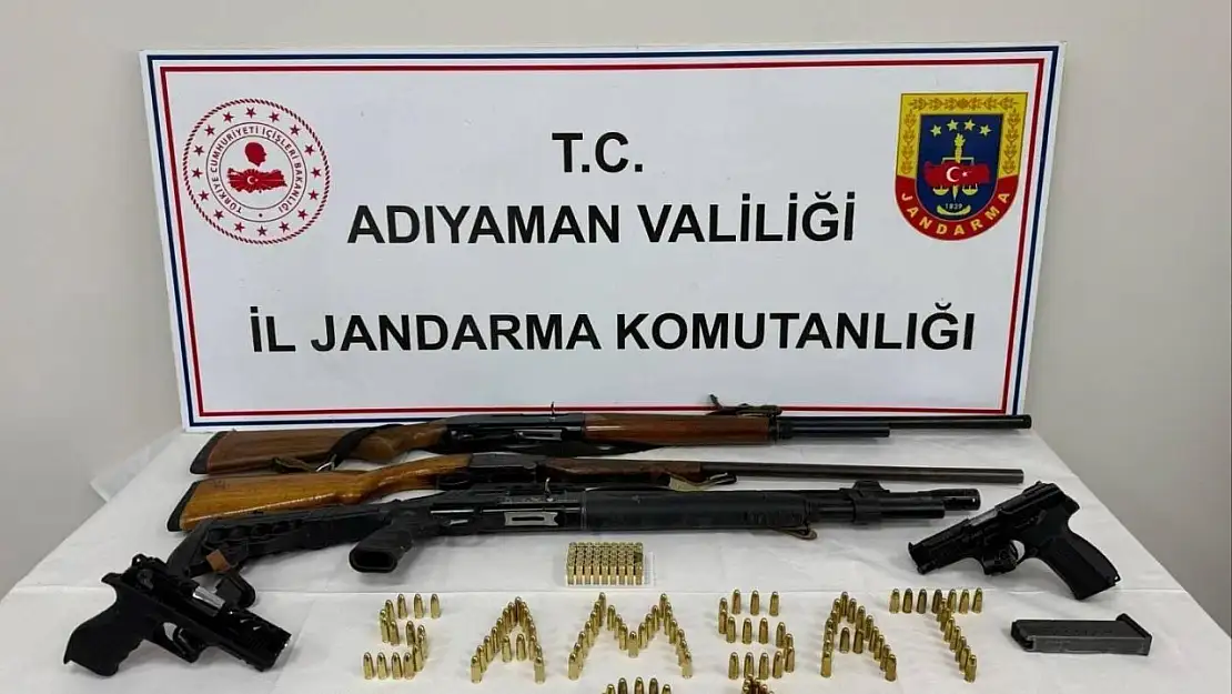 Adıyaman'da silah kaçakçılığı operasyonu: 1 gözaltı