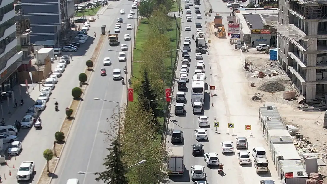 Adıyaman'da trafik çilesi