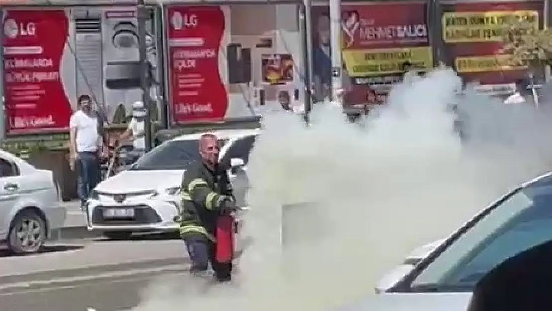 Adıyaman'da trafo yangını