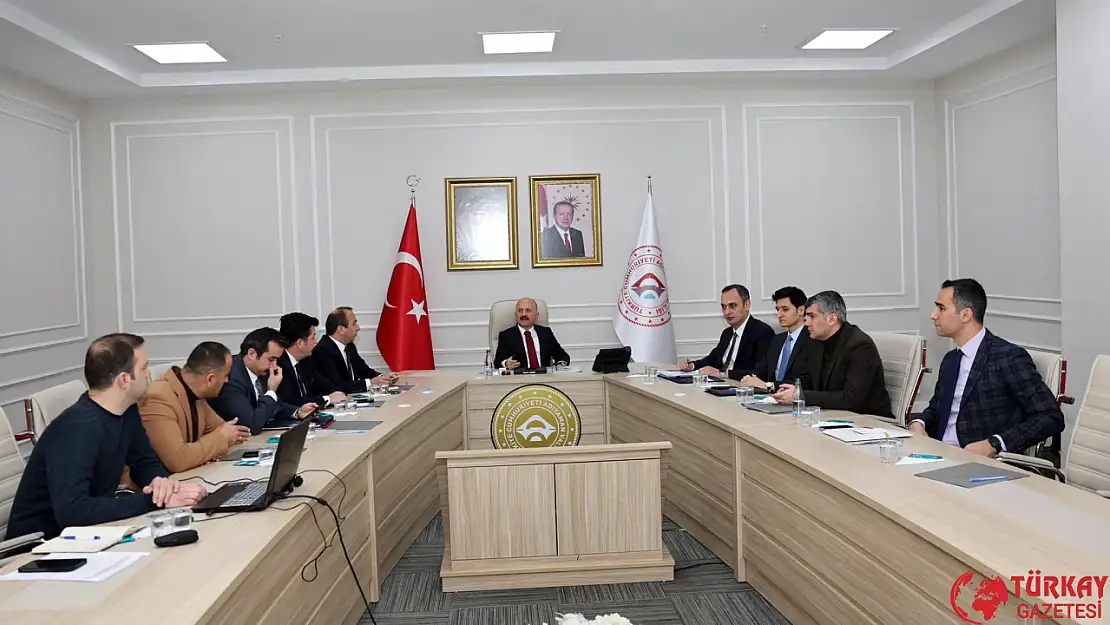 Adıyaman'da vali yardımcıları haftalık değerlendirme toplantısı yapıldı