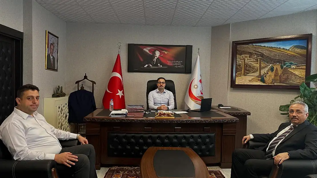 Adıyaman Defterdarı Kurt'tan Kaymakam Yıldız'a ziyaret