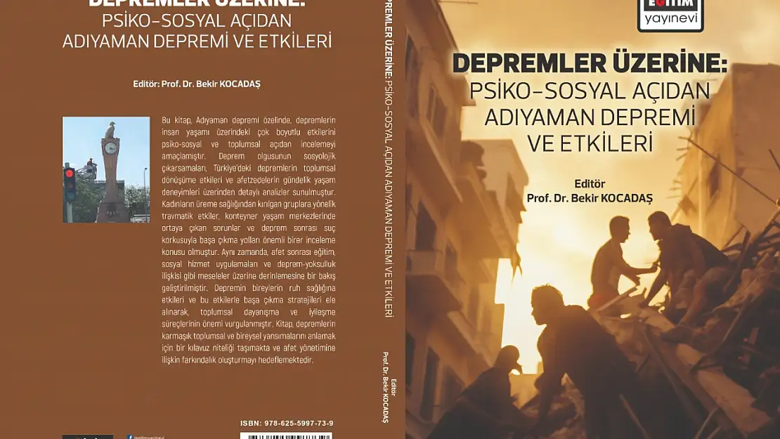 Adıyaman depreminin etkileri kitaplaştırıldı