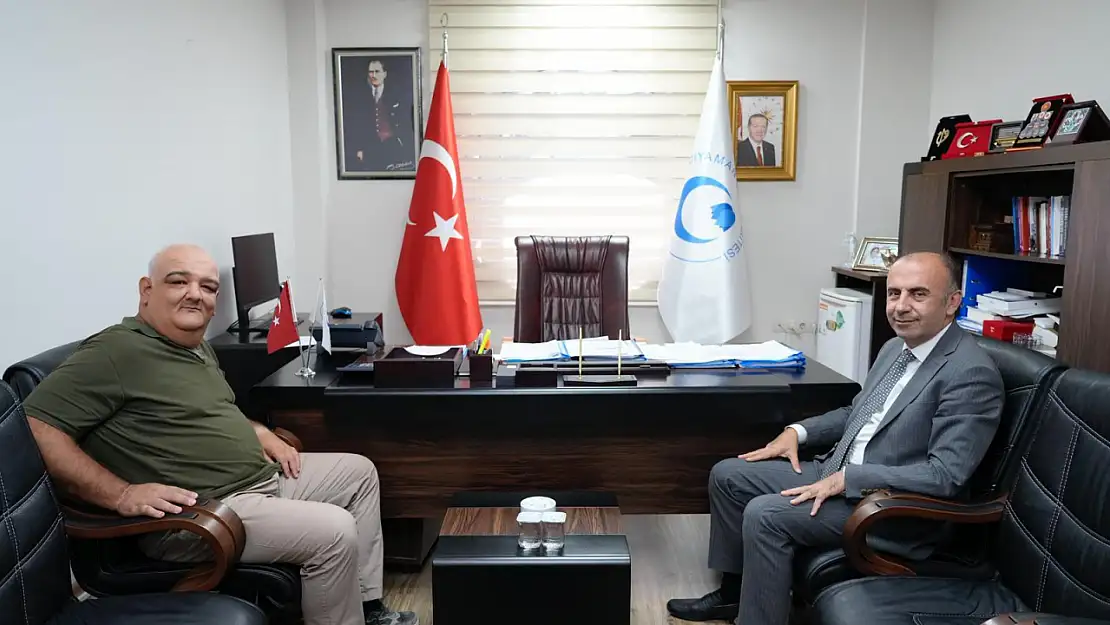 Adıyaman'ın sevilen siması Turgut'tan Rektör Keleş'e ziyaret