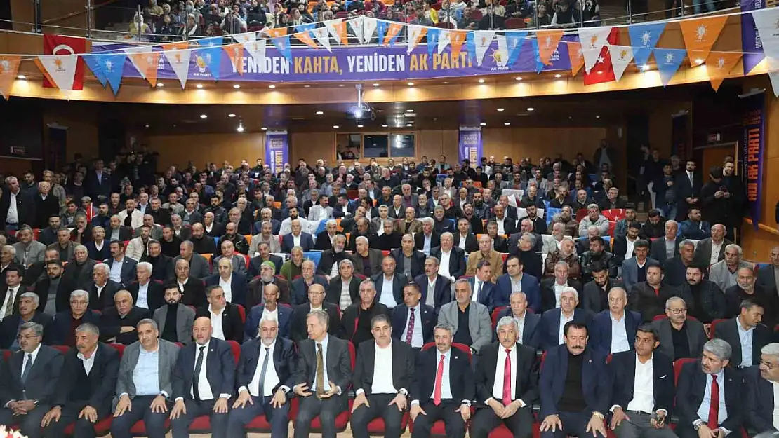 Adıyaman Kahta'ta AK Parti 8. Olağan İlçe Kongresi gerçekleştirildi