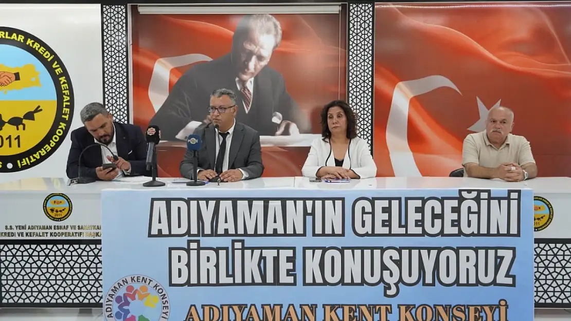 Adıyaman Kent Konseyi'nden çağrı: 'Adıyaman'ın Geleceğini Birlikte Konuşalım'